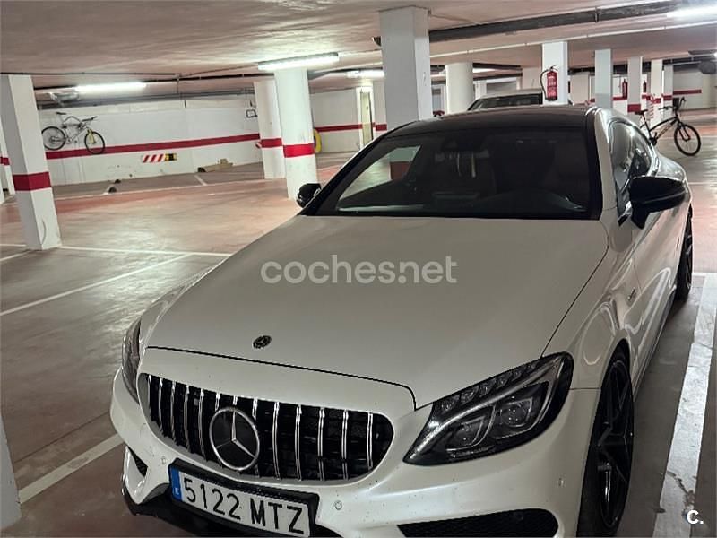 Usado Mercedes C43 AMG 367 CV (269 kW) 2018 Blanco Coupe