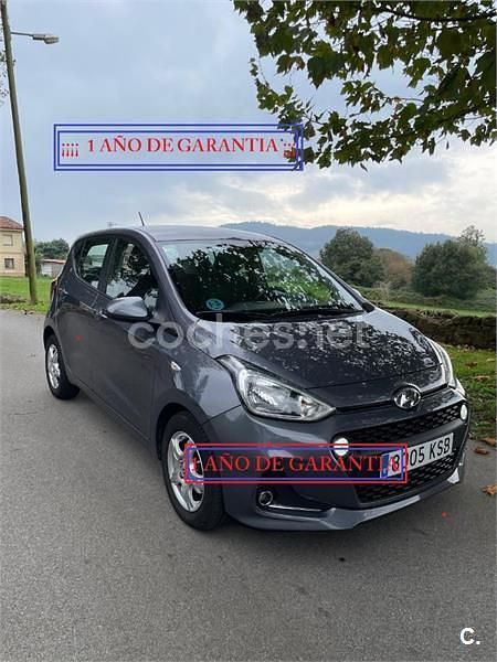 Gris / plata Usado 2018 Hyundai i10 Utilitario | 9500 € (Precio justo) - Imagen 1/4