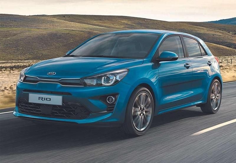 Usado Kia Rio 75 HP (55 kW) 2014 Vermelho Citadino