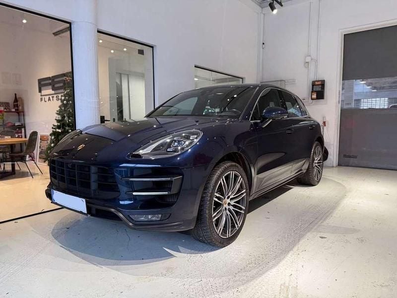 Usado Porsche Macan Turbo Performance Package 441 CV (324 kW) 2018 Azul SUV