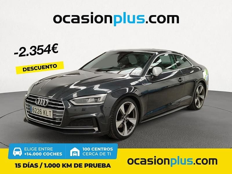 Gris / plata Usado 2018 Audi A5 S-Line Coupe | 25.900 € (Precio justo) - Imagen 1/4