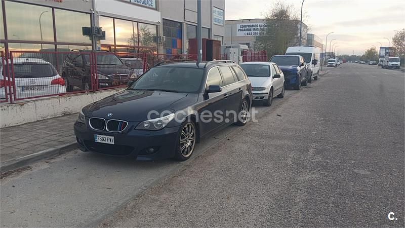 Azul Usado 2007 BMW 525 Familiar | 4800 € (Precio justo) - Imagen 1/3