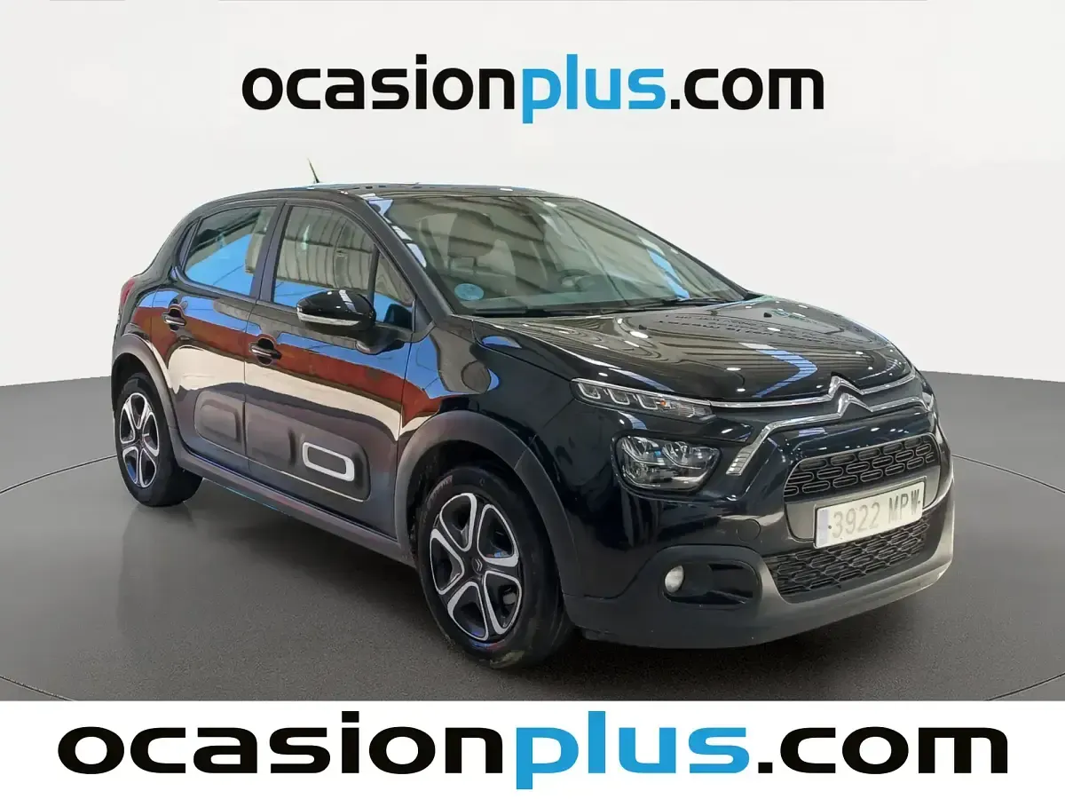 Usado Citroën C3 PureTech 83 CV (61 kW) 2024 Negro Berlina