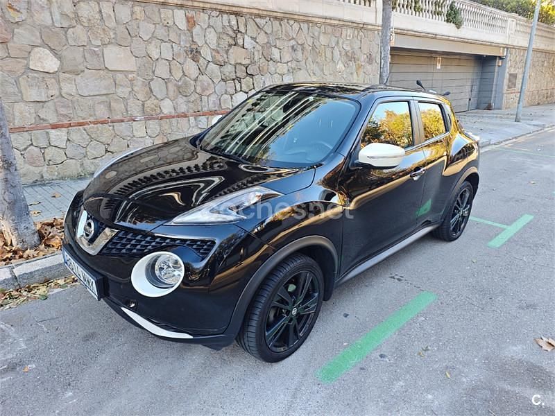 Negro Usado 2018 Nissan Juke Tekna SUV | 12.900 € (Precio justo) - Imagen 1/4