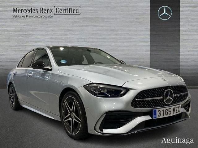 Usado Mercedes C220 AMG line 200 CV (147 kW) 2025 Plata hightech