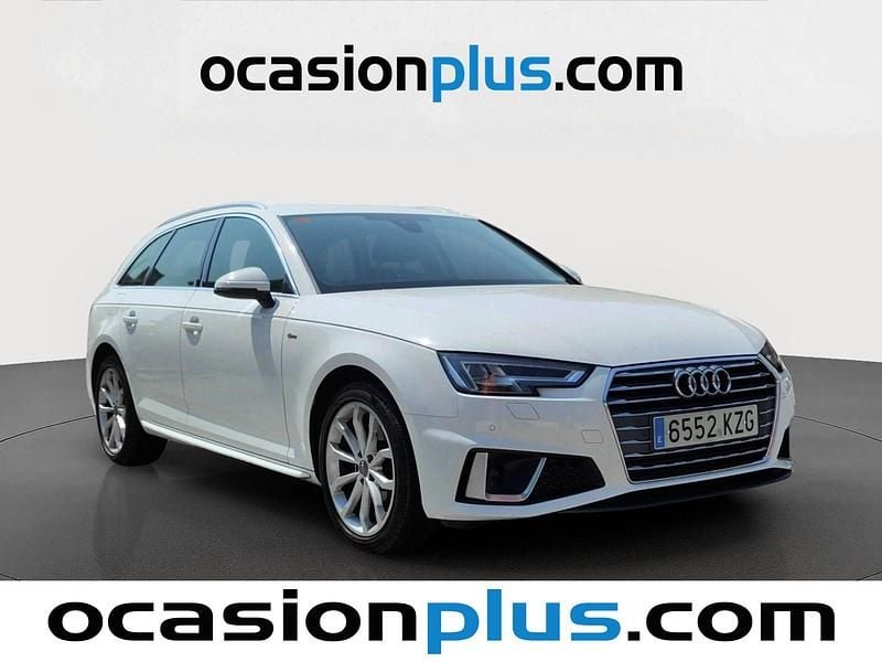 Usado Audi A4 S-Line 150 CV (110 kW) 2019 Blanco Familiar