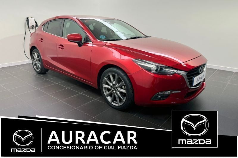 Rojo Usado 2018 Mazda 3 Edition Berlina | 16.990 € (Precio justo) - Imagen 1/4