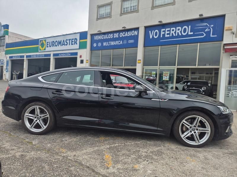 Usado Audi A5 Sportback S-Line 190 CV (139 kW) 2017 Negro Utilitario