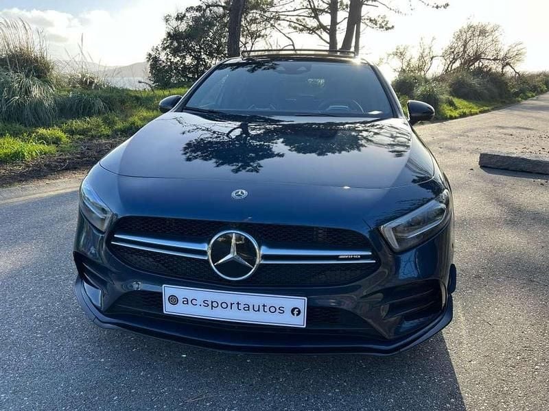 Usado Mercedes A35 AMG AMG 306 CV (225 kW) 2019 Azul Utilitario