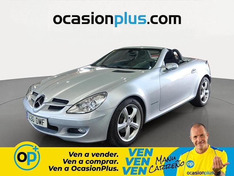 Usado Mercedes SLK200 163 CV (119 kW) 2005 Gris Descapotable