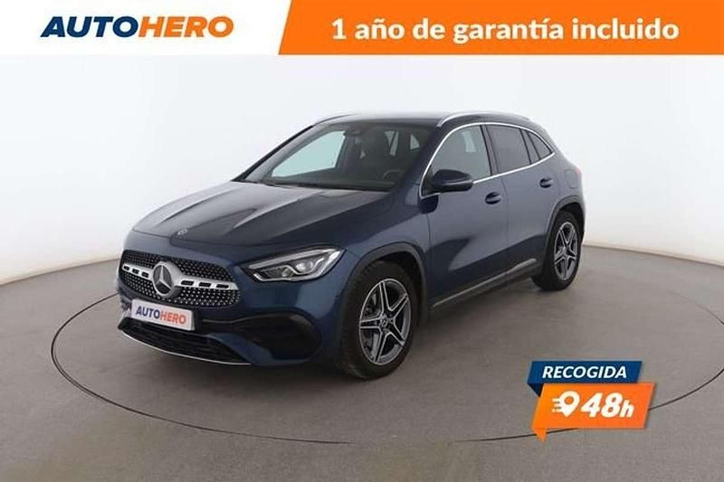 Azul Usado 2021 Mercedes GLA180 AMG line SUV | 30.475 € (Precio justo) - Imagen 1/3