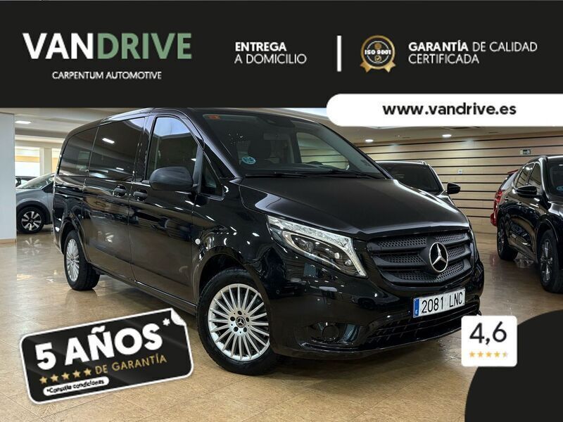 Negro Usado 2021 Mercedes Vito Monovolumen | 27.900 € (Un poco caro) - Imagen 1/4