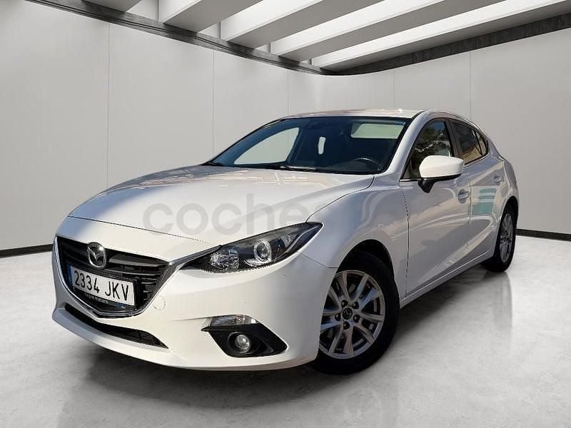 Usado Mazda 3 Style 120 CV (88 kW) 2015 Blanco Berlina