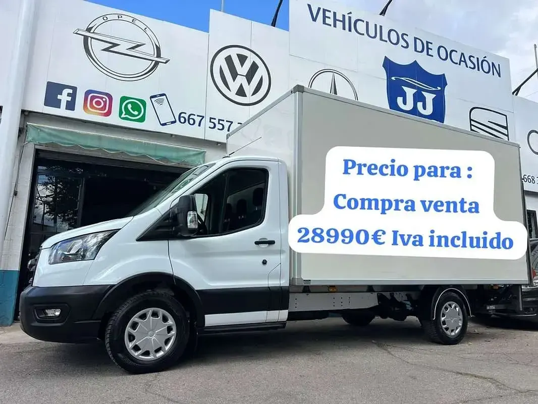 Usado Ford Transit Trend 165 CV (121 kW) 2022 Blanco Van
