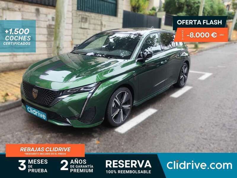 Verde Usado 2024 Peugeot 308 GT Utilitario | 24.690 € (Precio justo) - Imagen 1/3