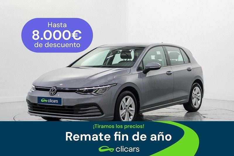 Gris Usado 2023 VW Golf VIII Life Berlina | 20.990 € (Buen precio) - Imagen 1/4