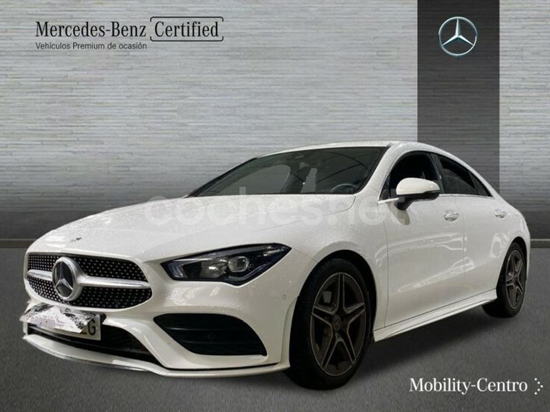 Blanco Usado 2022 Mercedes CLA180 AMG line Berlina | 33.250 € (Precio justo) - Imagen 1/4