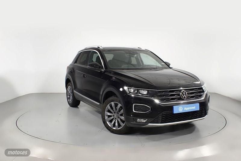 Negro Usado 2021 VW T-Roc Sportline SUV | 26.900 € (Un poco caro) - Imagen 1/4