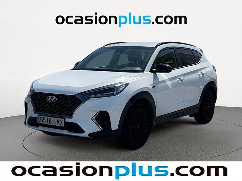 Blanco Usado 2021 Hyundai Tucson N Line SUV | 20.900 € (Precio justo) - Imagen 1/4