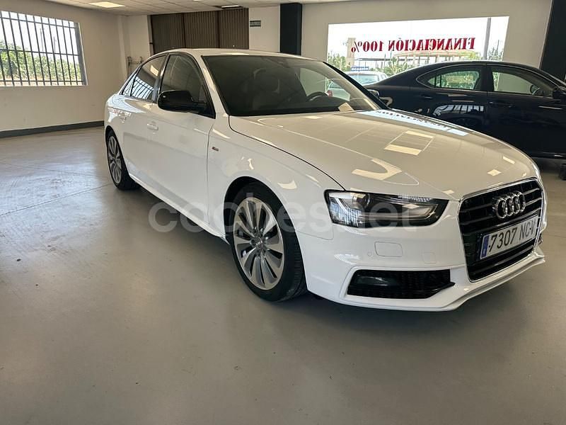 Usado Audi A4 S-line plus 204 CV (150 kW) 2013 Blanco Berlina