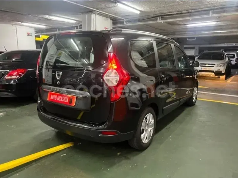 Usado Dacia Lodgy Lauréate 82 CV (60 kW) 2015 Negro Monovolumen
