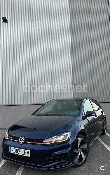 Usado VW Golf VII GTI 245 CV (180 kW) 2019 Azul Berlina