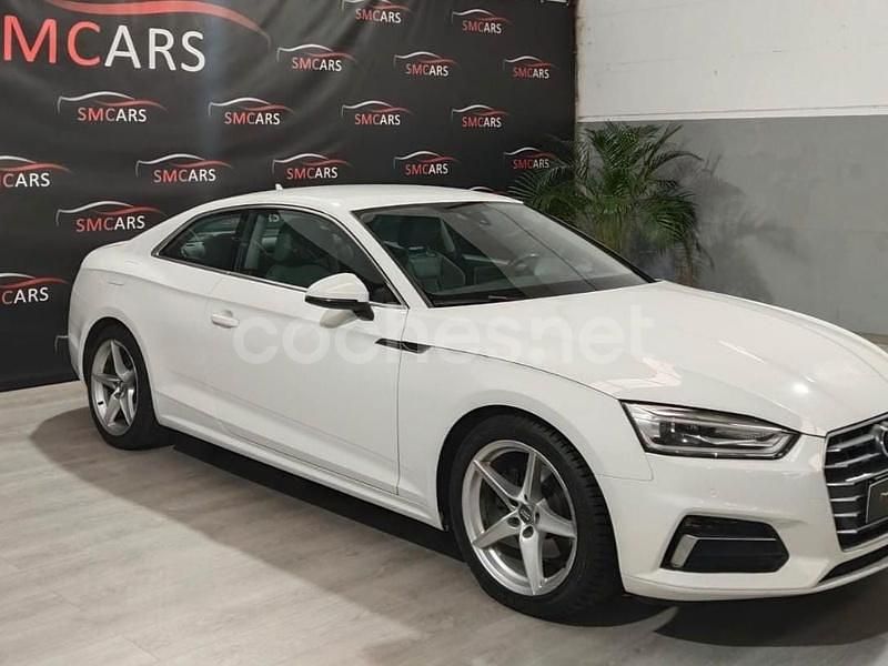 Usado Audi A5 190 CV (139 kW) 2017 Blanco Coupe