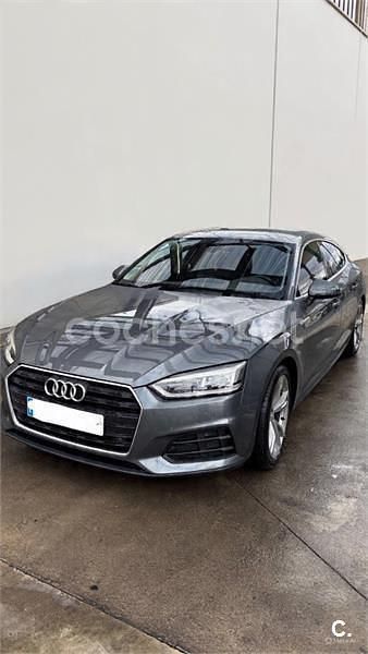 Gris / plata Usado 2018 Audi A5 Sportback Sport Utilitario | 17.500 € (Precio justo) - Imagen 1/4