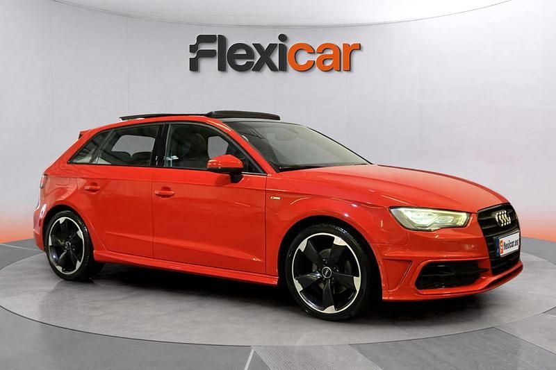 Rojo Usado 2016 Audi A3 S-Line Berlina | 19.490 € (Un poco caro) - Imagen 1/4