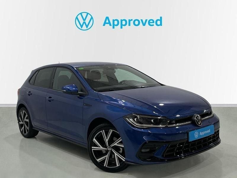 Usado VW Polo R-line 110 CV (80 kW) 2022 Azul Utilitario