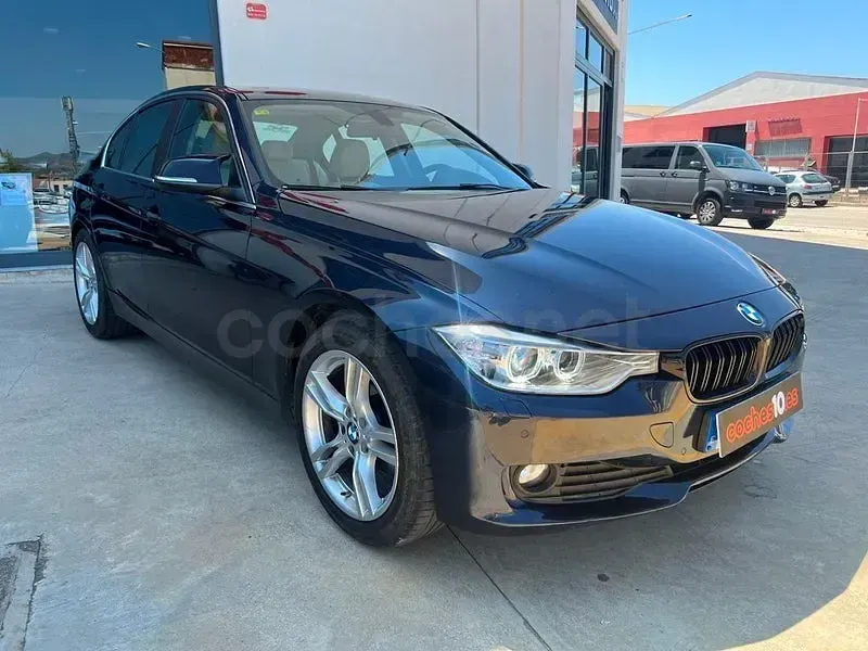 Usado BMW 320 Efficient Dynamics 163 CV (119 kW) 2015 Azul Berlina