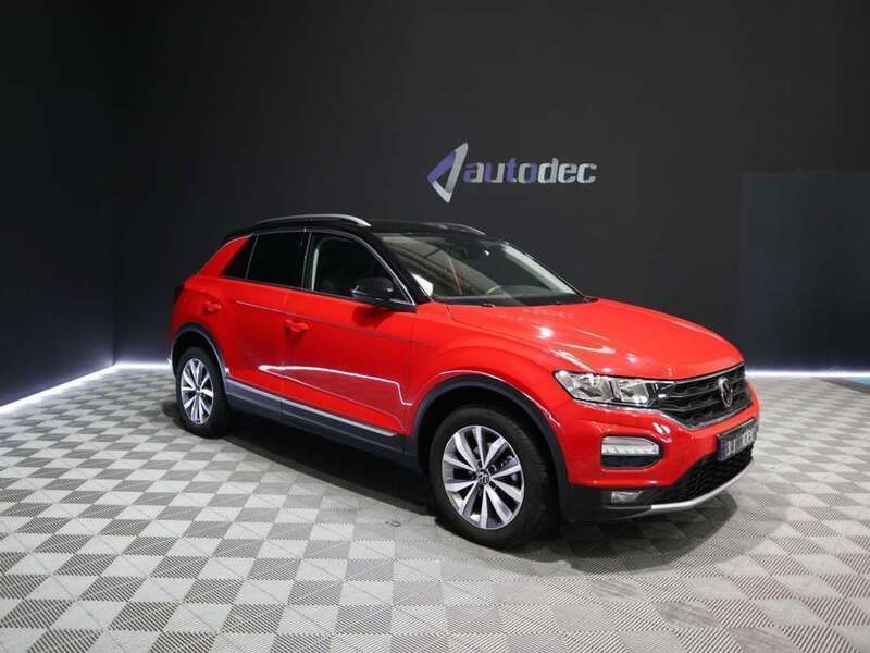 Rojo Usado 2021 VW T-Roc Advance SUV | 17.990 € (Buen precio) - Imagen 1/4