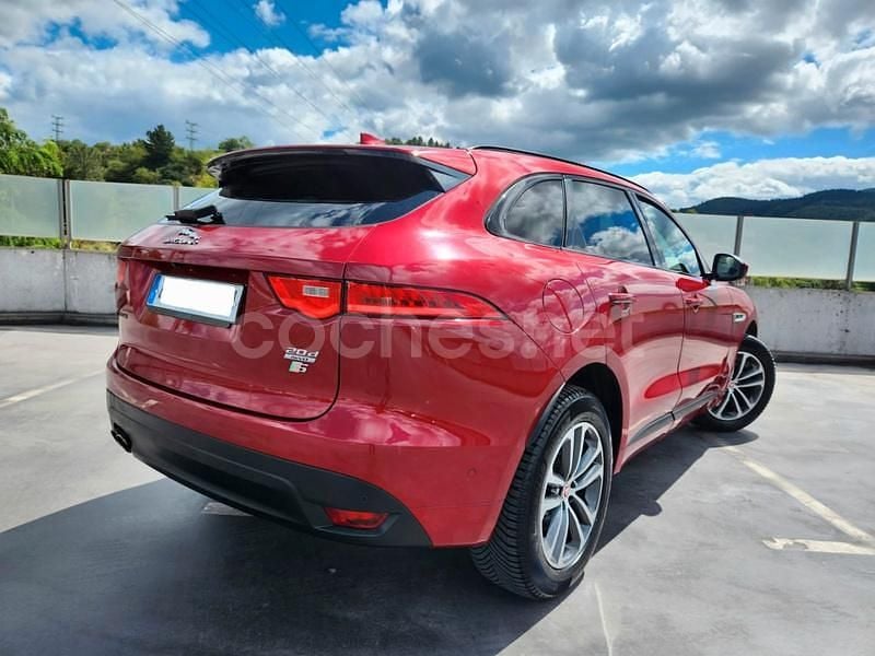 Usado Jaguar F-Pace R-Sport 180 CV (132 kW) 2016 Granate SUV