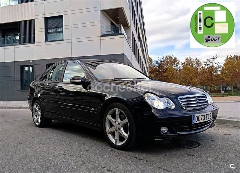 Azul Usado 2006 Mercedes C180 Sport Edition Berlina | 4999 € (Super precio) - Imagen 1/4