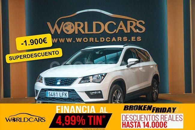 Blanco Usado 2020 Seat Ateca Style SUV | 16.475 € (Precio justo) - Imagen 1/4