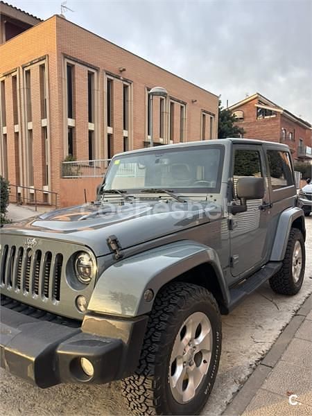 Usado Jeep Wrangler Sahara 200 CV (147 kW) 2015 Gris / plata SUV