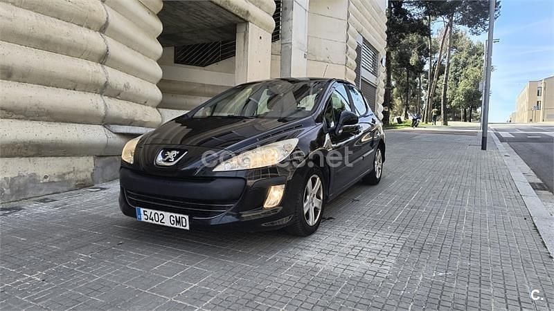 Usado Peugeot 308 Allure 120 CV (88 kW) 2010 Negro Berlina