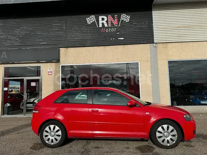 Brugt Audi A3 Attraction 105 HK (77 kW) 2008 Rød Hatchback