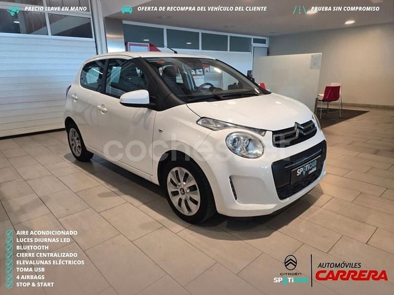 Blanco Usado 2021 Citroën C1 Feel Utilitario | 9900 € (Precio justo) - Imagen 1/4