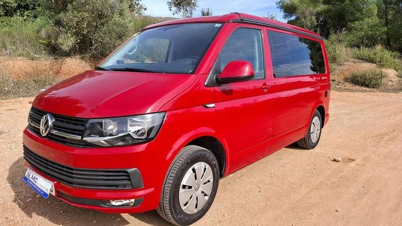 Usado VW California Beach 102 CV (75 kW) 2017 Rojo Van