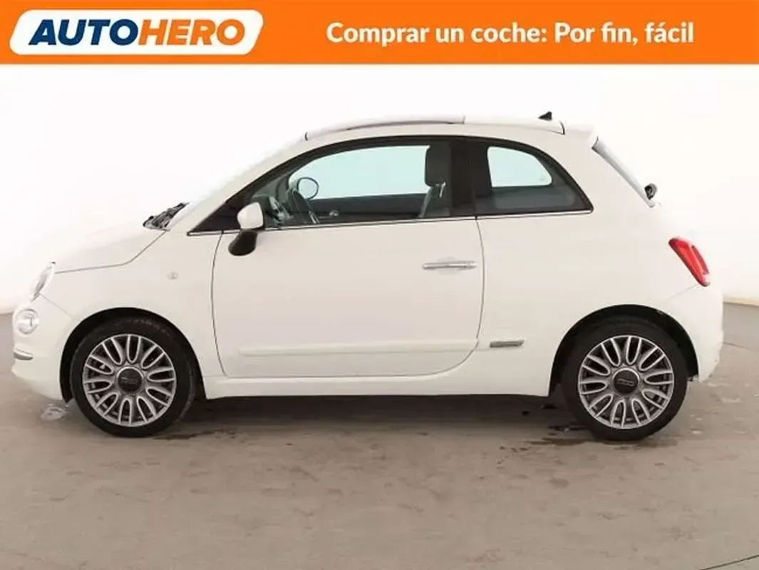 Usado Fiat 500 Lounge 69 CV (50 kW) 2016 Blanco Utilitario
