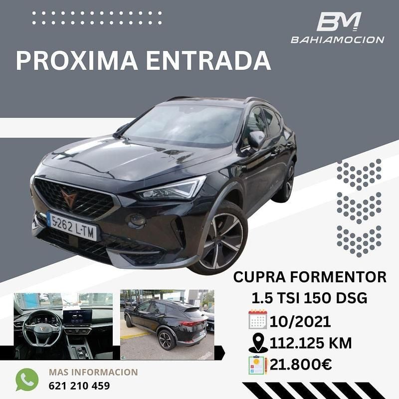 Negro Usado 2021 Cupra Formentor SUV | 21.800 € (Precio justo) - Imagen 1/1