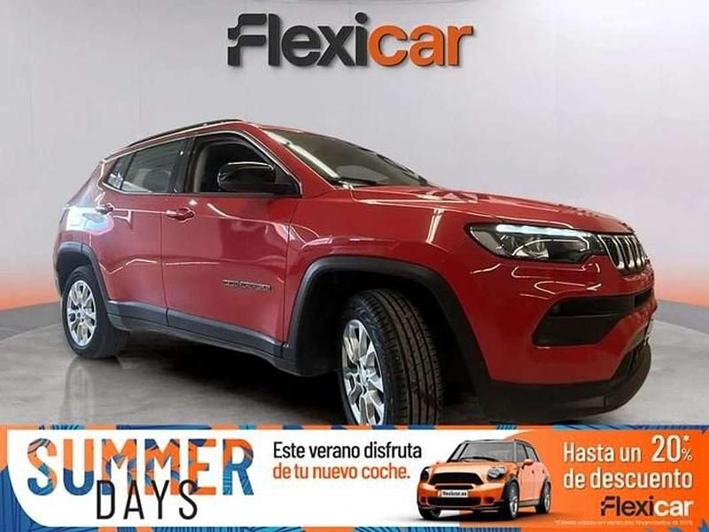 Rojo Usado 2022 Jeep Compass Longitude SUV | 16.290 € (Super precio) - Imagen 1/4