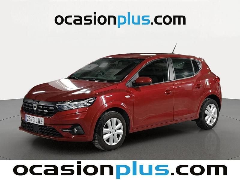 Rojo Usado 2022 Dacia Sandero Comfort Utilitario | 11.719 € (Precio justo) - Imagen 1/4
