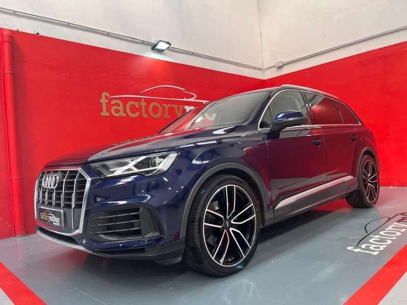 Azul Usado 2020 Audi Q7 S-Line SUV | 45.900 € (Precio justo) - Imagen 1/4