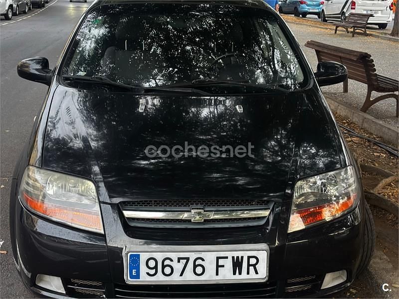 Negro Usado 2007 Chevrolet Kalos Sport Berlina | 2500 € (Precio justo) - Imagen 1/4