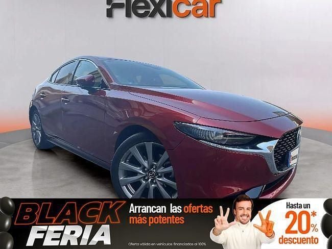 Rojo Usado 2021 Mazda 3 Berlina | 21.490 € (Precio justo) - Imagen 1/4