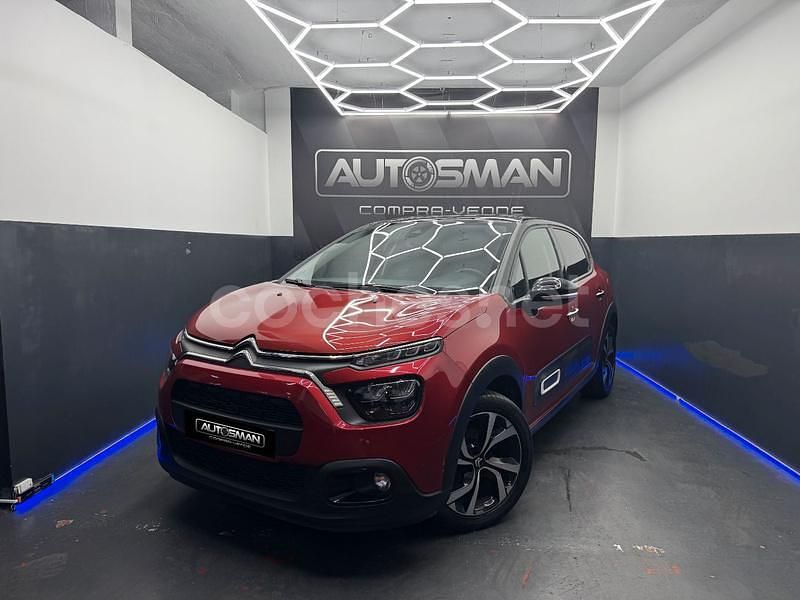 Granate Usado 2022 Citroën C3 Shine Berlina | 12.890 € (Precio justo) - Imagen 1/4