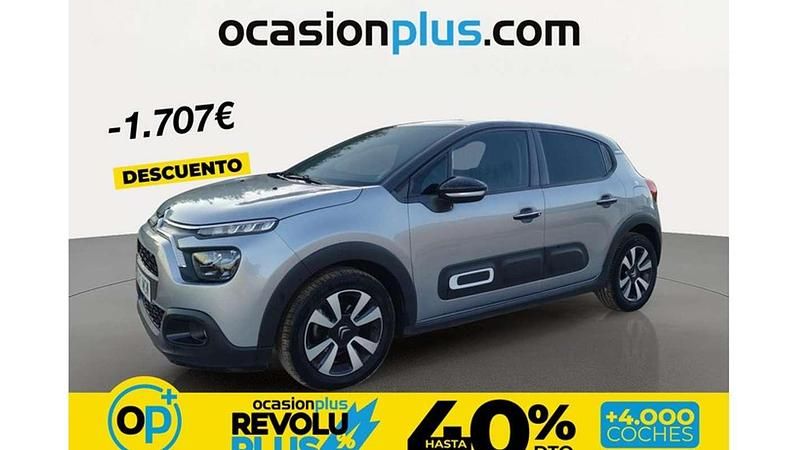 Usado Citroën C3 PureTech 82 CV (60 kW) 2023 Plateado Utilitario