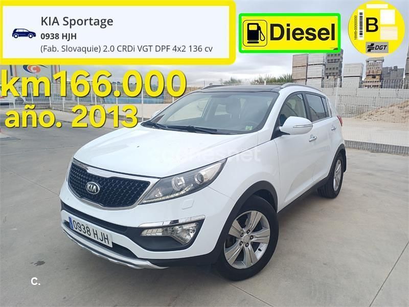 Blanco Usado 2013 Kia Sportage SUV | 9700 € (Buen precio) - Imagen 1/4